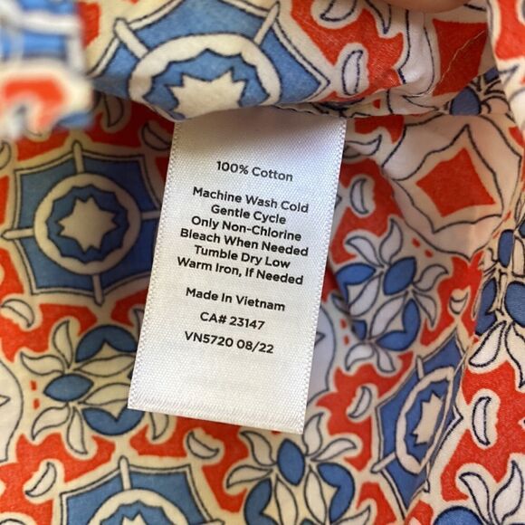 NEW With Tag Cotton Button Front Shirt By Talbots - Picture 3 of 7